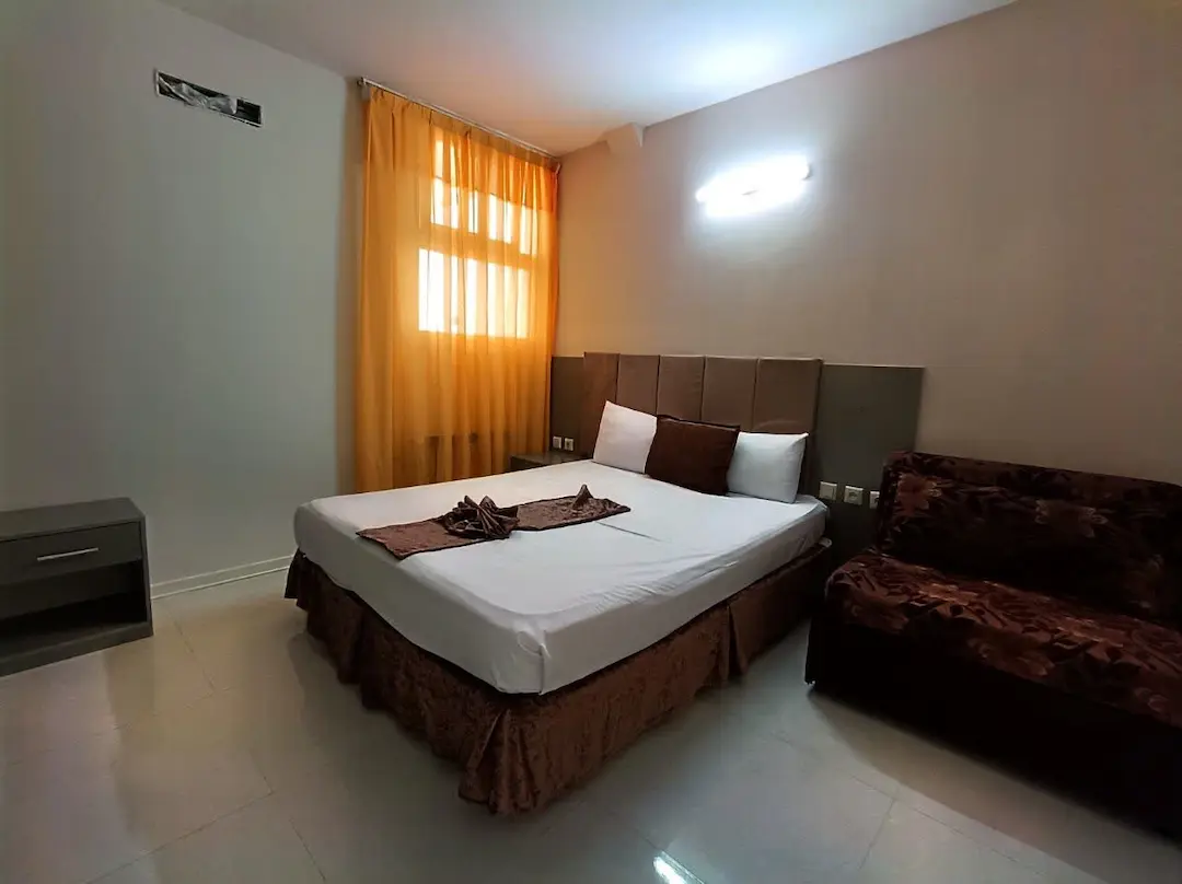 هتل آپارتمان یزدان مشهد - اتاق 2 تخته (1 تخت 2 نفره)