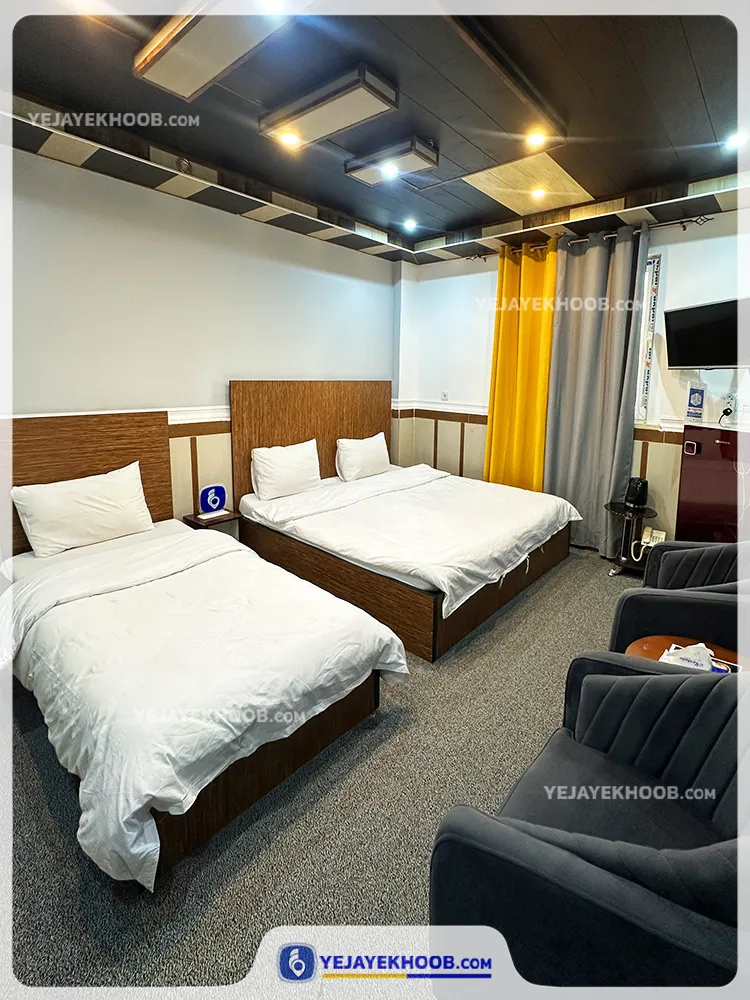 هتل نخل هنگام قشم - اتاق 3 تخته (1 تخت 2 نفره 1 تخت 1 نفره)