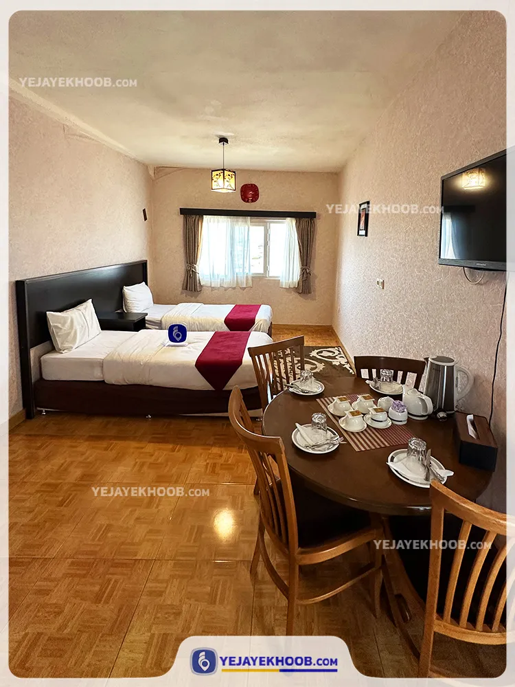 هتل بوتیک فولتون قشم - اتاق 2 تخته (2 تخت 1 نفره)