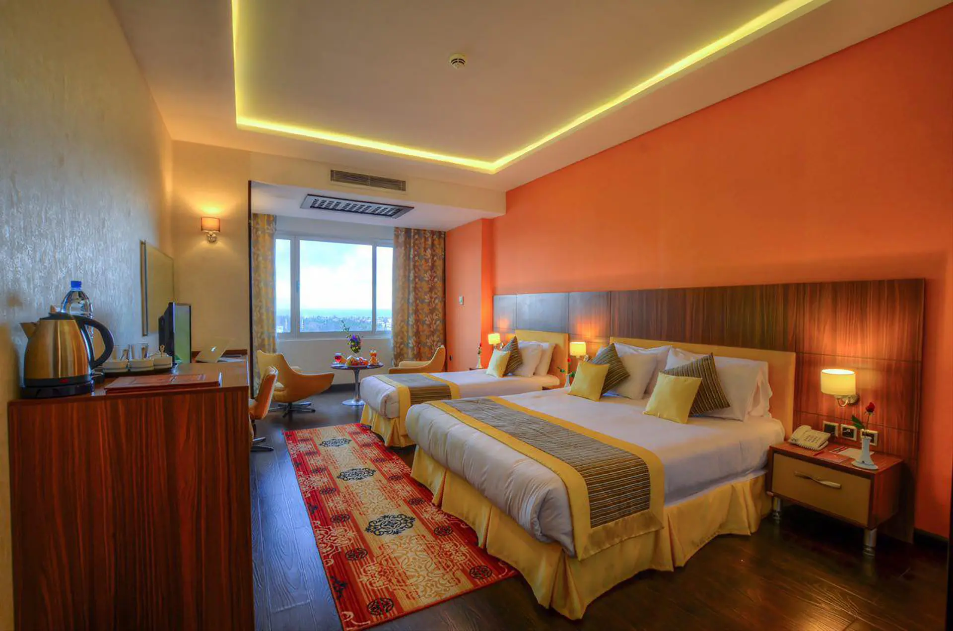 هتل پارسیان رامسر - اتاق 3 تخته (1 تخت 2 نفره 1 تخت 1 نفره)