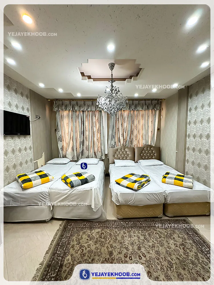 هتل آپارتمان محمدی مشهد - اتاق 4 تخته (2 تخت 2 نفره)