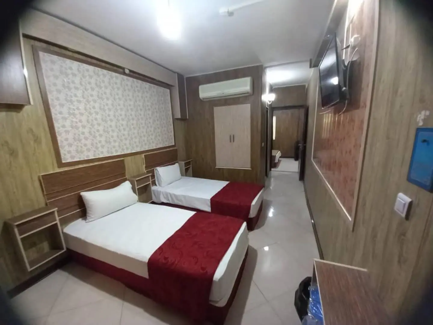 هتل پانیذ کیش - اتاق 2 تخته (2 تخت 1 نفره)