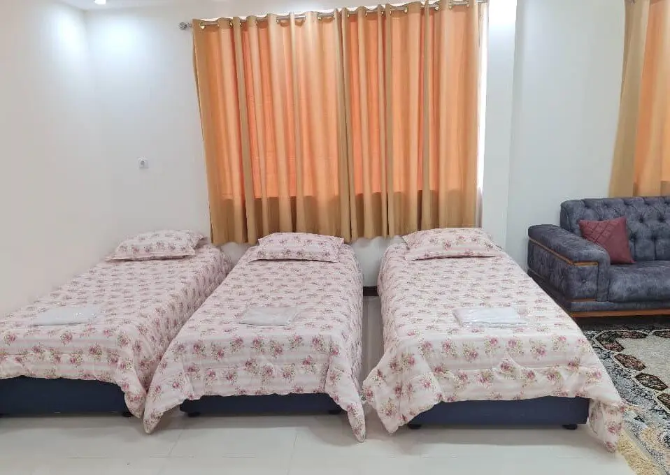 هتل شباویز کیش - اتاق 3 تخته (3 تخت 1 نفره)