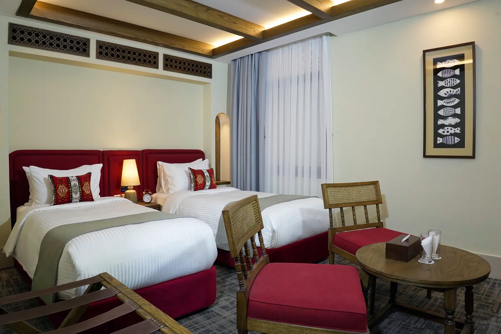 هتل بوتیک ایرمان قشم - اتاق 2 تخته (2 تخت 1 نفره)