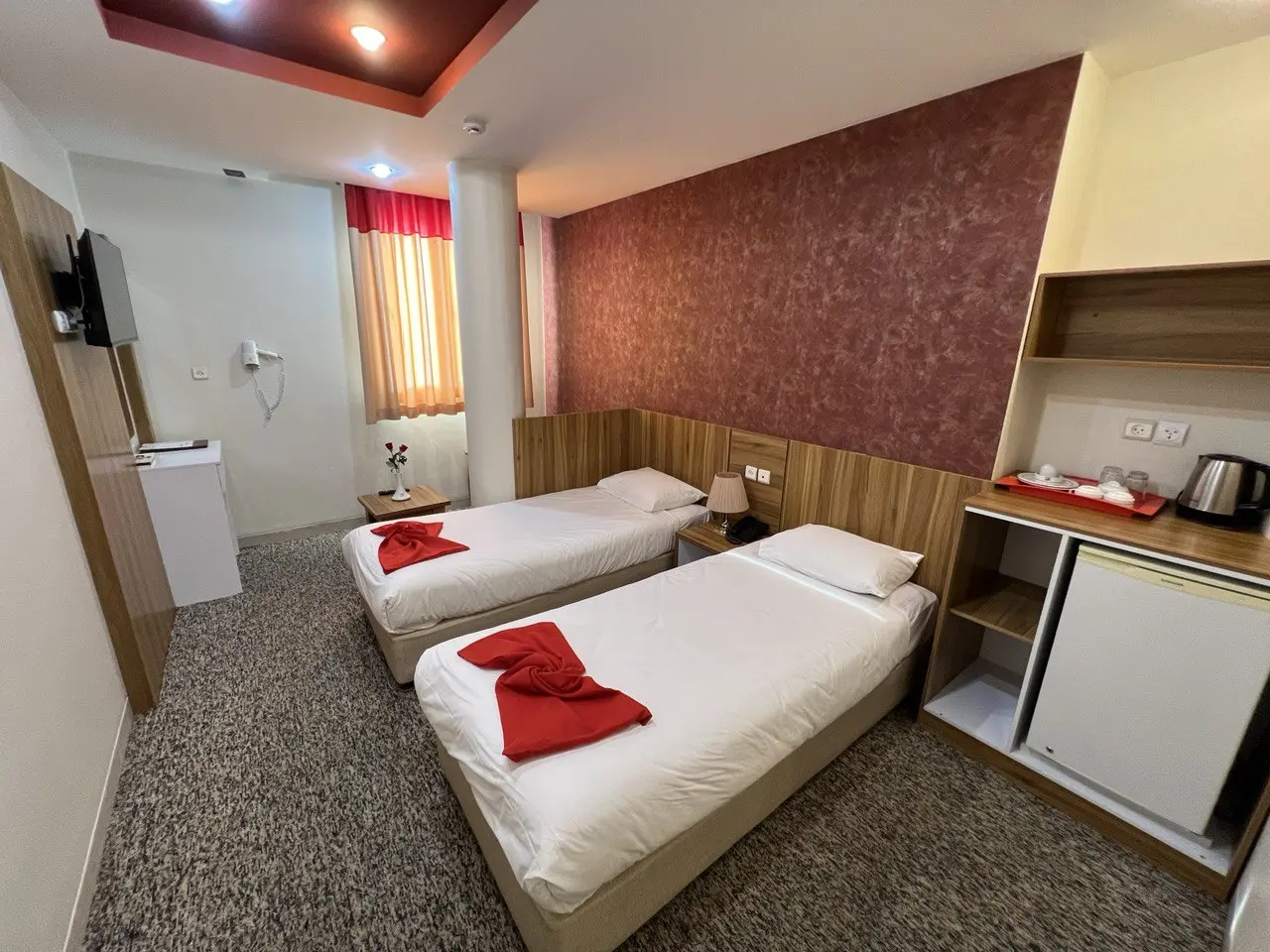 هتل المپیک قم - اتاق 2 تخته (2 تخت 1 نفره)