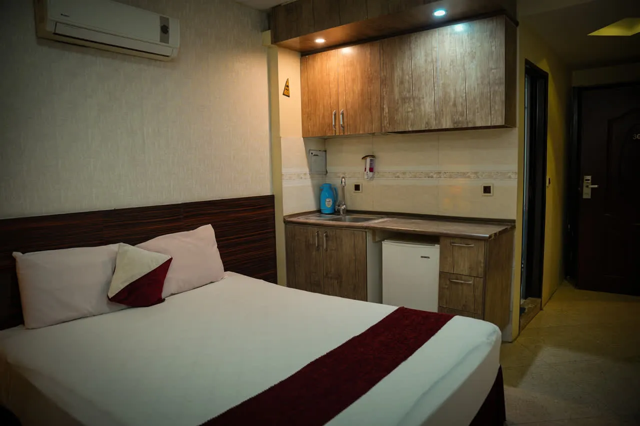 هتل آپارتمان آدینه مشهد - اتاق 2 تخته (1 تخت 2 نفره)