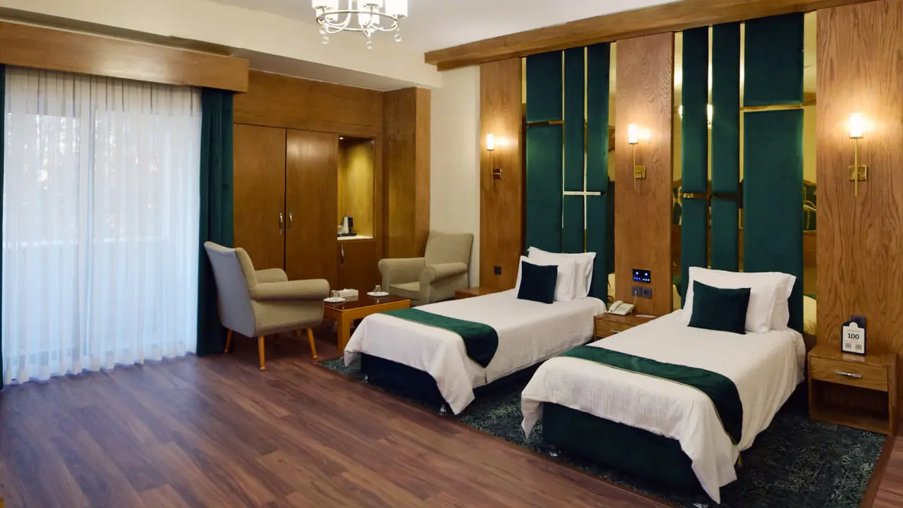 هتل پردیسان مشهد - اتاق 2 تخته (2 تخت 1 نفره)