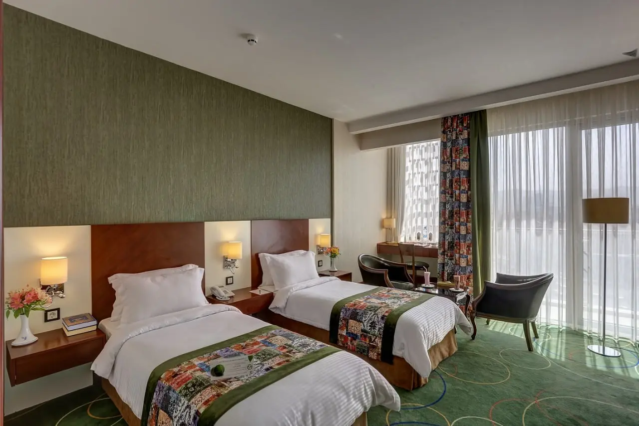 هتل بین المللی هما 1 مشهد - اتاق 2 تخته (2 تخت 1 نفره)