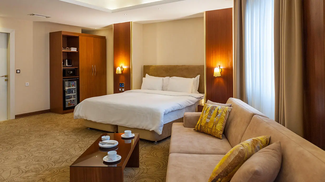 هتل رفاه مشهد - اتاق 2 تخته (1 تخت 2 نفره)