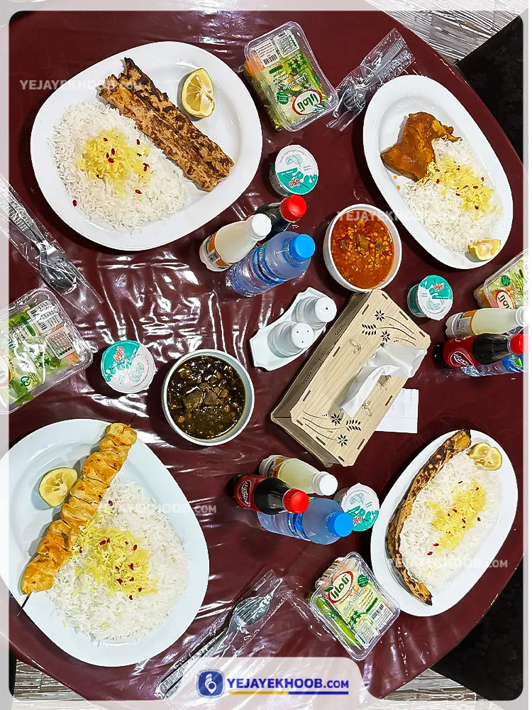 هتل جوادیه مشهد - منوی غذایی