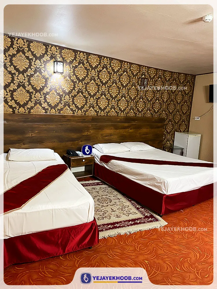 هتل بستان مشهد - اتاق 3 تخته (1 تخت 2 نفره و 1 تخت 1 نفره)