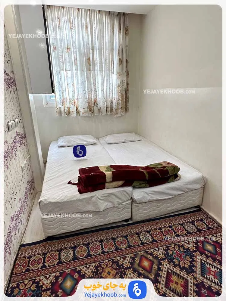 هتل آپارتمان ولیعصر مشهد - اتاق 2 تخته (2 تخت 1 نفره)