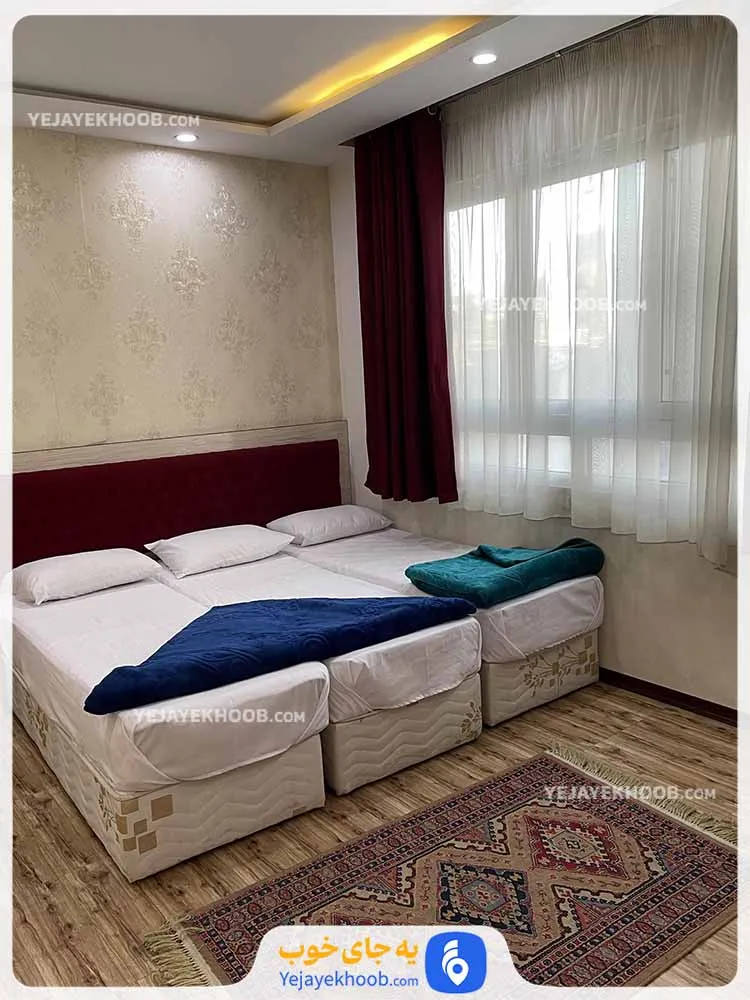 هتل آپارتمان کمال مشهد - اتاق 3 تخته (3 تخت 1 نفره)
