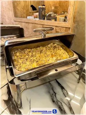 منوی صبحانه هتل آراد مشهد - نیمرو