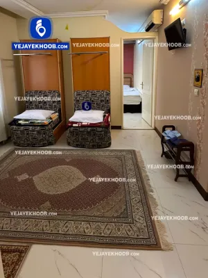 هتل آپارتمان تندیس مشهد - اتاق ۲ تخته (۲ تخت ۱ نفره)