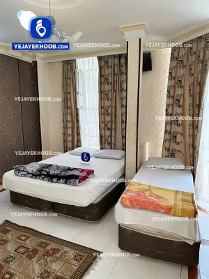 هتل آپارتمان جدیدی مشهد - اتاق ۳ تخته (۱ تخت ۲ نفره و ۱ تخت ۱ نفره)