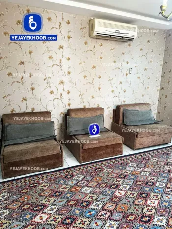 هتل آپارتمان آتبین مشهد - اتاق ۳ تخته (۳ کاناپه تخت شو ۱ نفره)