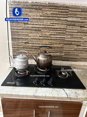 واحد اقامتی نیک نژاد مشهد - امکانات اتاق (اجاق گاز)   