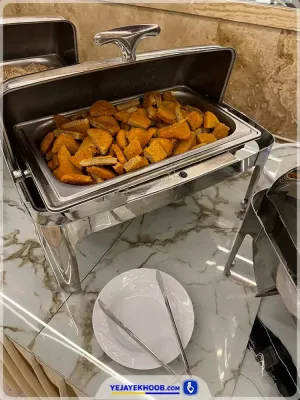 منوی شام هتل آراد مشهد - شنیسل مرغ