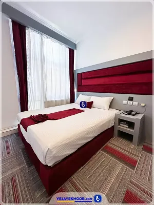 هتل آراد مشهد - اتاق ۲ تخته (۱ تخت ۲ نفره)