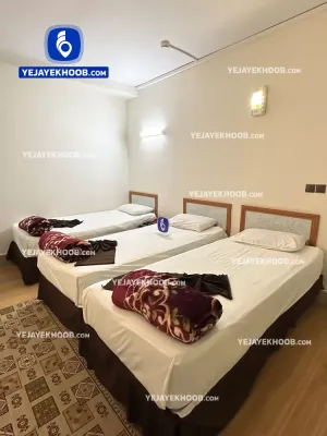 هتل امیر کبیر مشهد - اتاق ۳ تخته (۳ تخت ۱ نفره)