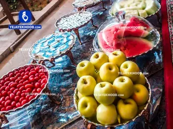 هتل فیروزه یزد - میز سلف سرویس
