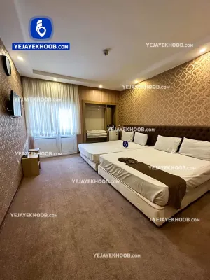 هتل آپارتمان افسون مشهد - اتاق ۴ تخته (۲ تخت ۲ نفره)   