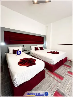 هتل آراد مشهد - اتاق ۳ تخته (۱ تخت ۲ نفره + ۱ تخت ۱ نفره)