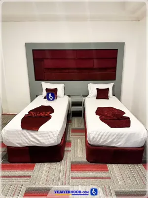 هتل آراد مشهد - اتاق ۲ تخته توئین (۲ تخت ۱ نفره)