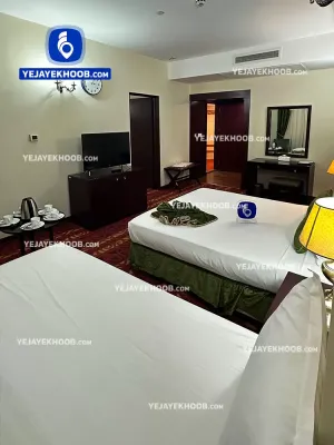 هتل مرآت مشهد - اتاق ۳ تخته (۱ تخت ۲ نفره و ۱ تخت ۱ نفره)    