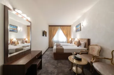 هتل سهند مشهد - اتاق 2 تخته (2 تخت 1 نفره)