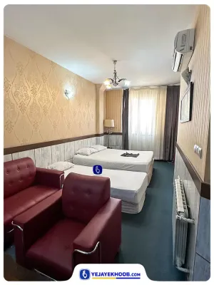 هتل آپارتمان سفرا مشهد - اتاق 3 تخته (1 تخت 2 نفره و 1 تخت 1 نفره)