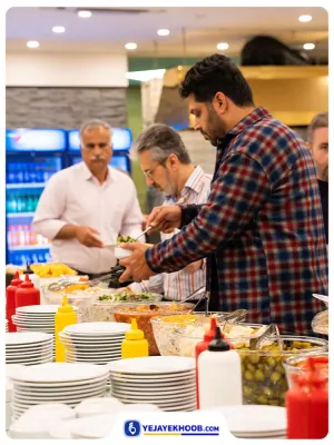 هتل سایه مشهد - میز سالاد