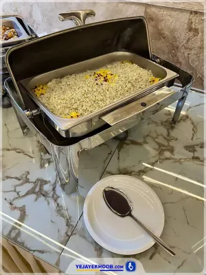 منوی ناهار هتل آراد مشهد - شوید پلو