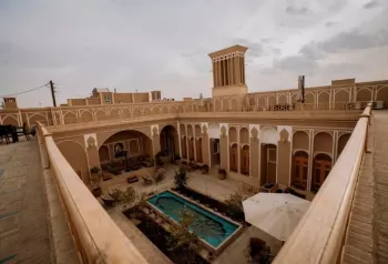 هتل دالان یزد - نمای محوطه