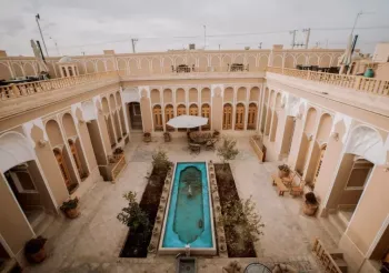 هتل دالان یزد - نمای محوطه
