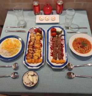 اقامتگاه سنتی آلما یزد - منوی غذایی