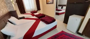 هتل آپارتمان تشریفات قم - اتاق 3 تخته (1تحت 2نفره 1تخت 1نفره)