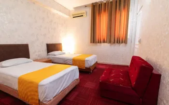 هتل آپارتمان صفا قم - اتاق 2 تخته (2تخت 1نفره)