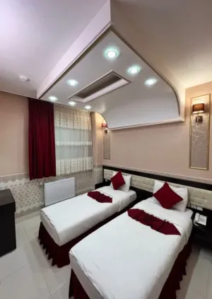 مهمانپذیر فیروزه قم - اتاق 2 تخته ( 2 تخت 1 نفره)