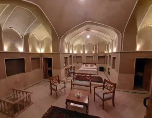 اقامتگاه سنتی سرای فلاحتی کاشان - اتاق 2 تخته (1 تخت 2 نفره)