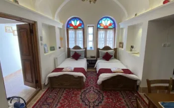 اقامتگاه سنتی سرای سهراب کاشان - اتاق 2 تخته (2 تخت 1 نفره)