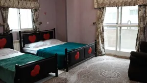هتل آپارتمان پردیس گرگان - اتاق 3 تخته (1 تخت 2 نفره 1 تخت 1 نفره)