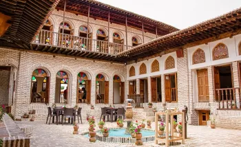 هتل سرای خان گرگان - نمای محوطه