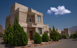 مجتمع اقامتی ویلاهای کوهستانی ارس جلفا	- نمای بیرونی 