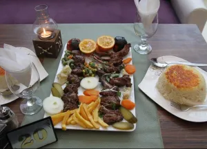 هتل الماس بندر انزلی - منو غذایی 