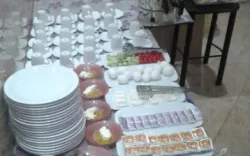 مهمانسرای ایده ال اردبیل - میز سلف صبحانه