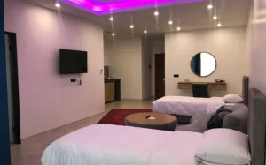 هتل ساحلی دینا تنکابن - اتاق 2 تخته (2 تخت 1 نفره)