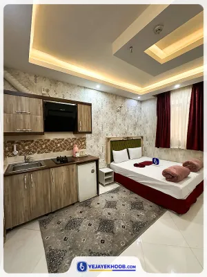 هتل آپارتمان دوستان مشهد - اتاق 2 تخته (1 تخت 2 نفره)