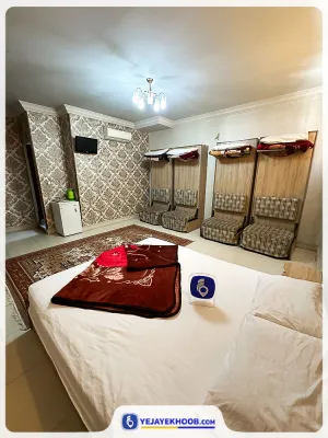 هتل آپارتمان شارین مشهد - اتاق 2 تخته (1 تخت 2 نفره)
